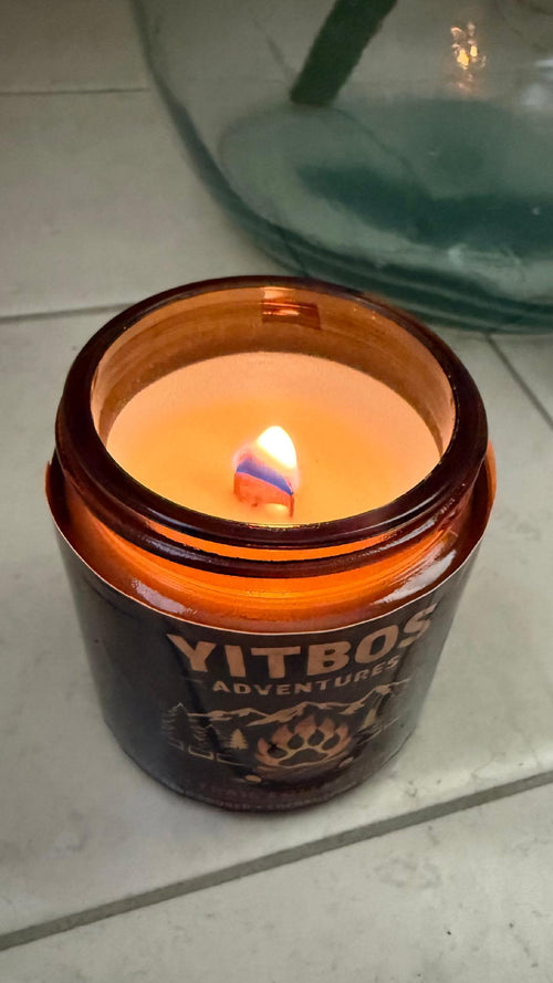 Camp Bugout 8oz Amber Jar Candle