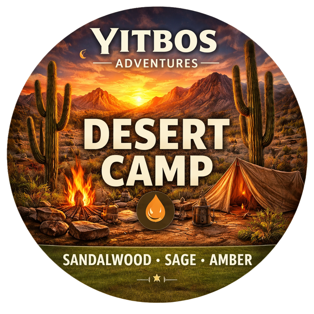 Desert Camp 8oz Amber Jar Candle