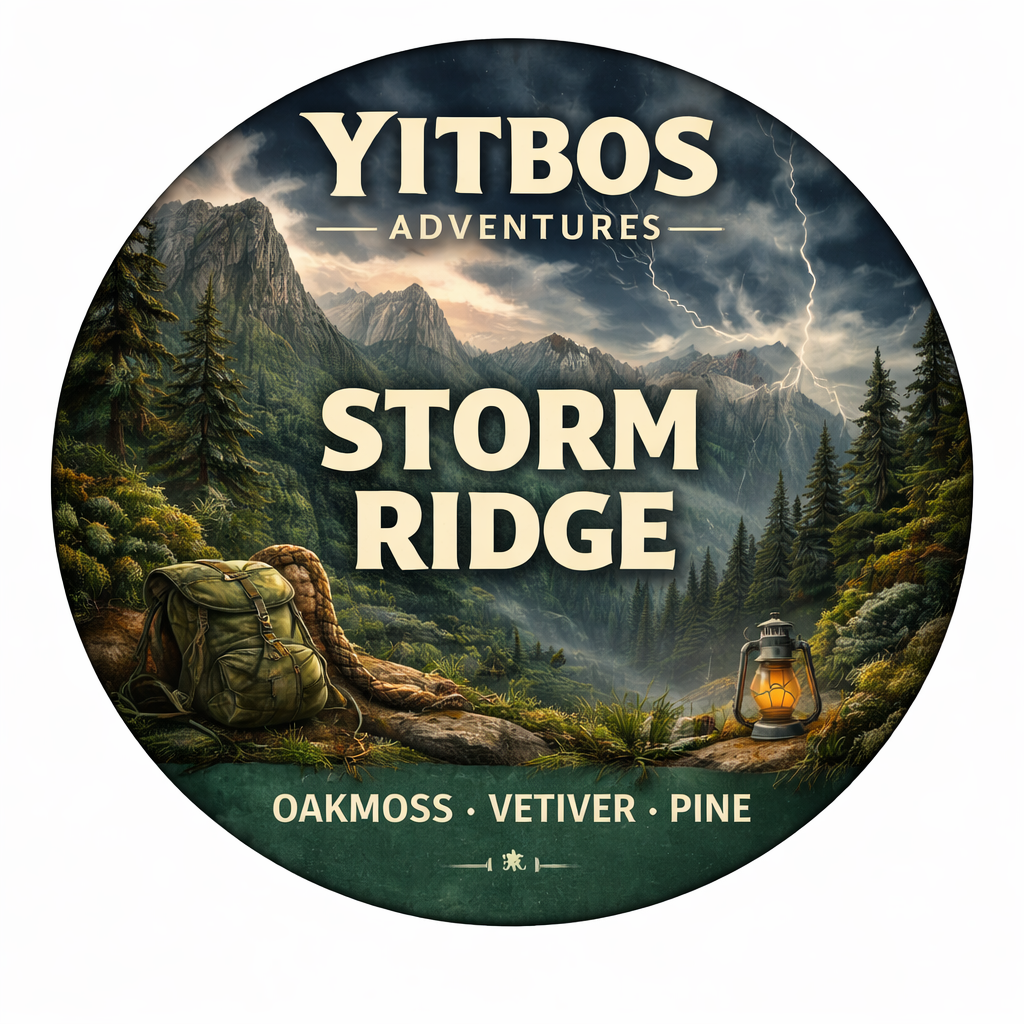 Storm Ridge  8oz Amber Jar Candle