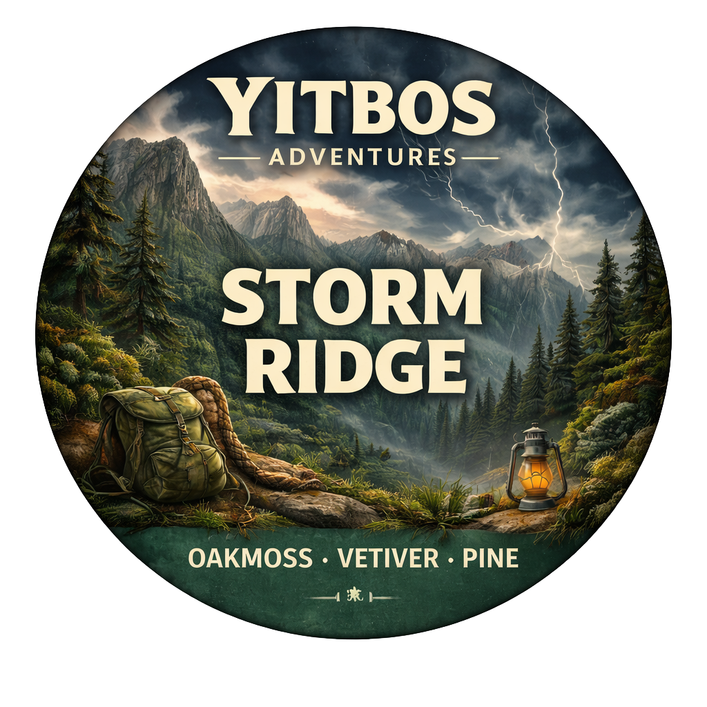 Storm Ridge  8oz Amber Jar Candle
