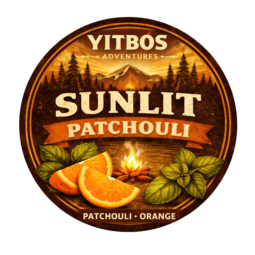 Sunlit Patchouli 8oz Amber Jar Candle