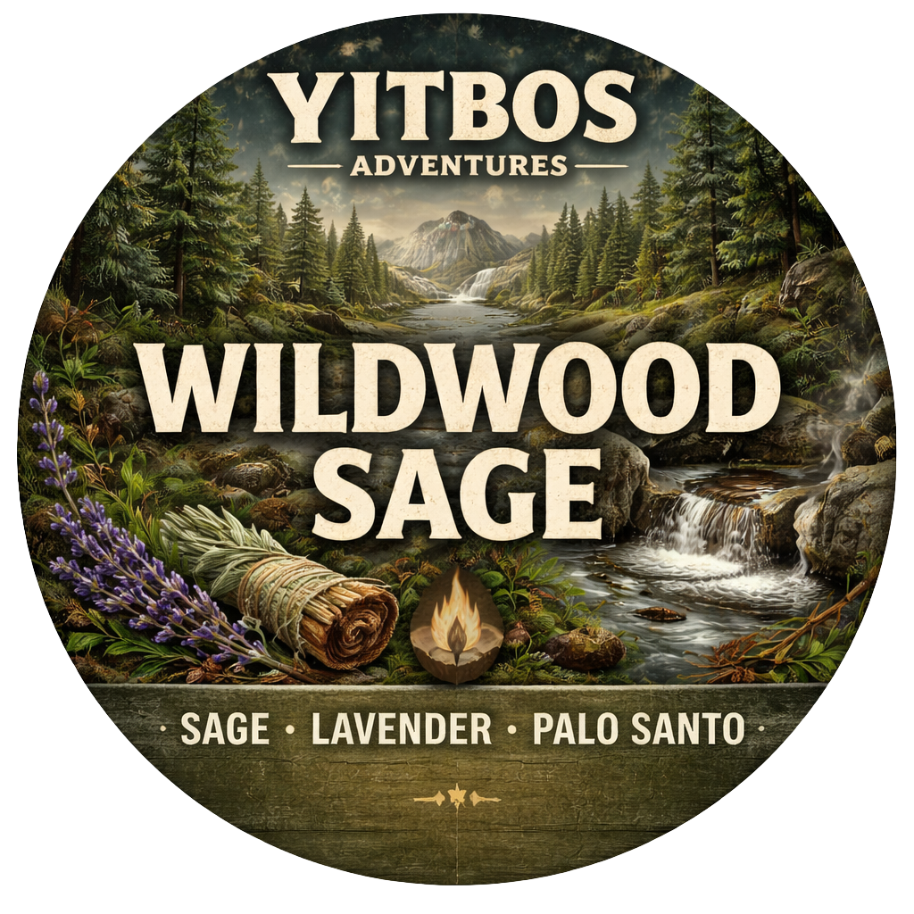 Wildwood Sage 8oz Amber Jar Candle