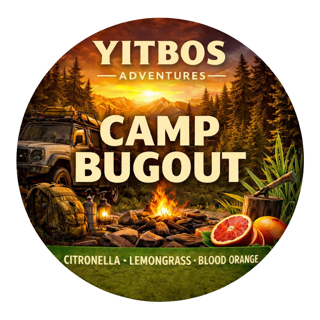 Camp Bugout 8oz Amber Jar Candle